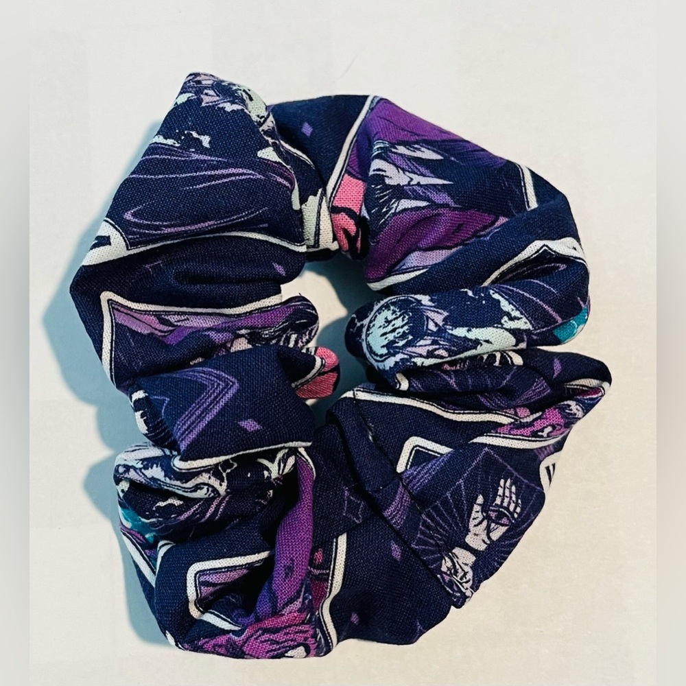 Disney Villains Tarot Print Scrunchie